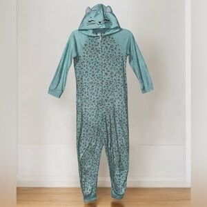 SO Kids Cat one-piece Hooded Onesie/pajama